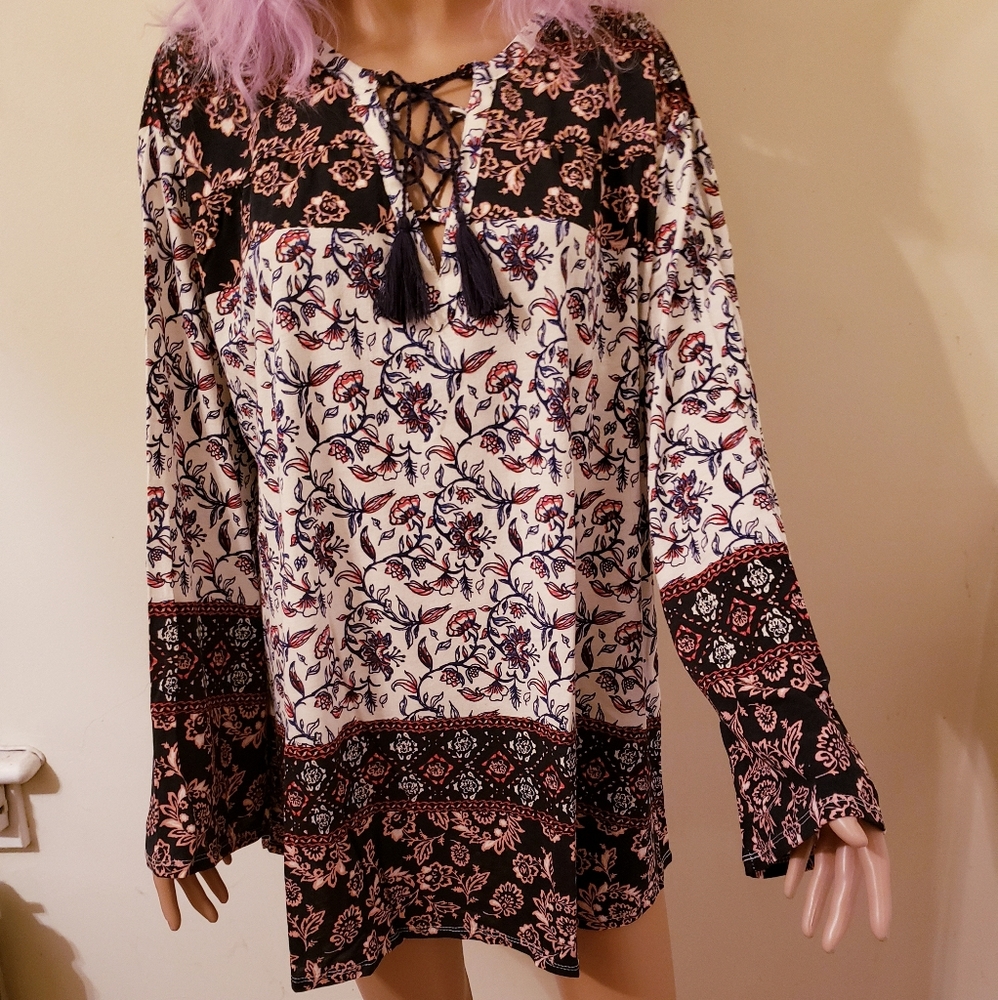 Rock & Roll Cowgirl Peasant Blouse